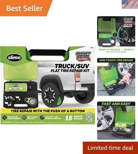 Complete flat tire - tire, repair